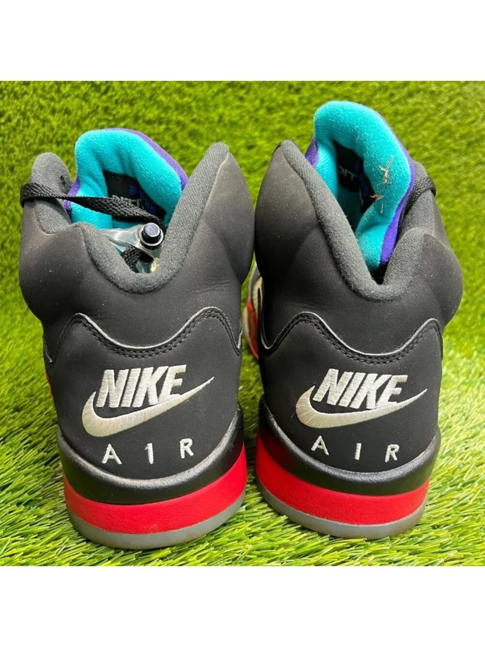 Nike Air Jordan 5 Retro Top 3 Mens Size 14 Black Red Basketball Shoes Sneakers